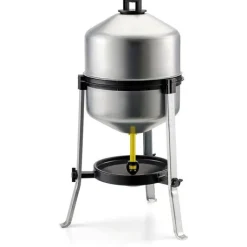 Online COMPAGNIE DES PET FOODS Abreuvoir en acier galvanisé sur pieds de 25 L Ø 40 cm