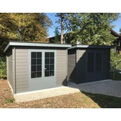 Outlet GREEN OUTSIDE Abri de jardin composite Royan 10 m² (surface utile : 7,5m²)