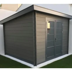 Outlet GREEN OUTSIDE Abri de jardin composite Royan 10 m² (surface utile : 7,5m²)