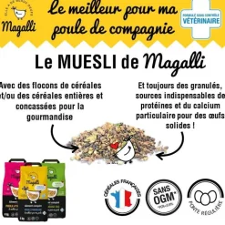 Outlet MAGALLI Aliment complet beau plumage pour volaille en sac jaune de 4 kg