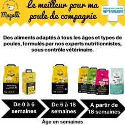 Outlet MAGALLI Aliment complet de croissance pour volaille en sac jaune de 4 kg