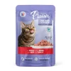 Discount LES REPAS PLAISIR Aliment humide pour chat Plaisir bœuf dinde en pochon de 100 g