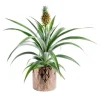 Online Ananas avec cache pot en céramique Ø12cm