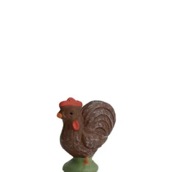 Discount SANTONS ESCOFFIER Animal de crèche de Noël coq - 3 cm