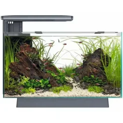 Clearance BLUE CORAL Aquarium 100% équipé noir SUPERFISH Quadro 40 Pro - 28L
