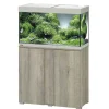 Outlet EHEIM Aquarium avec meuble coloris chêne gris vivalineLED 126L