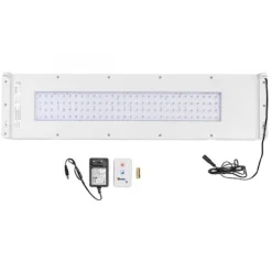 Clearance BLUE CORAL Aquarium blanc avec couvercle éclairé et télécommande, SUPERFISH - modèle Home 80/85