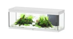 Sale AQUATLANTIS Aquarium coloris blanc Prestige LED 2.0 170 L - 120 x 40 x 45 cm