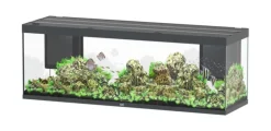 New AQUATLANTIS Aquarium coloris gris Sublime Ultra LED 2.0 675 L - 200 x 60 x 75 cm