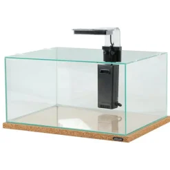 Hot ZOLUX Aquarium équipé avec filtre cascade et Led coloris noir Betta - 20 L