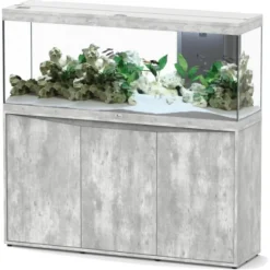 Discount BLUE CORAL Aquarium équipé gris béton AQUATLANTIS AQUARIUM Splendid 150 - 362L