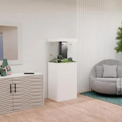 Clearance CIANO Aquarium tout équipé, blanc, Emotions Pro 60 - 108L