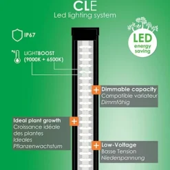 Clearance CIANO Aquarium tout équipé, blanc, Emotions Pro 60 - 108L