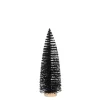 Discount EDELMAN Arbre décoratif de Noël coloris noir en polyéthylène - 32 cm