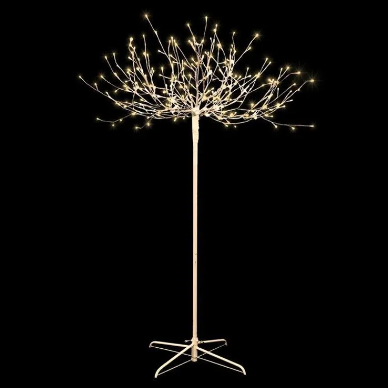 Clearance FESTILIGHT Arbre de lumière cuivre mat 300 LED blanc chaud - 1,85 m