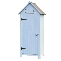 Hot HABRITA Armoire cabine de rangement 3 étagères livrée