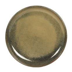 Hot BASTIDE Assiette à dessert en grès vert Cilaos - Ø 22 cm