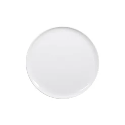 Clearance Assiette à pain Selena coloris blanc en porcelaine - Ø 15 cm
