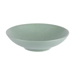 Hot BASTIDE Assiette creuse en grès effet martelé vert Vesuvio - Ø 19 cm
