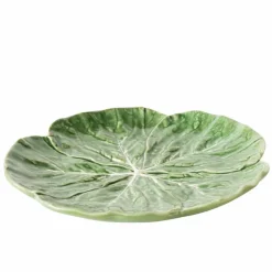 Online BOLTZE Assiette en dolomite verte Cabbage - Ø 20,5 cm