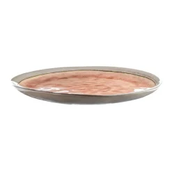 Hot Assiette plate Grimaud rose en grès Ø 27 cm