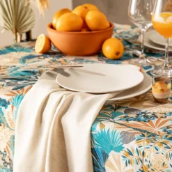 BASTIDE DIFFUSION Assiette plate Vesuvio blanche en grès Ø 27 cm