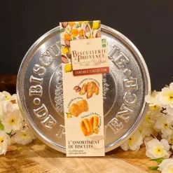 Outlet BISCUITERIE DE PROVENCE Assortiment navettes canistrelli bio boîte métal - 320 g