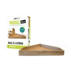 HAMIFORM Bac à litière en bois pour lapin Modul’Home