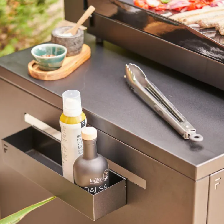 FORGE ADOUR Bac de rangement noir - 30 x 8,6 x 6 cm