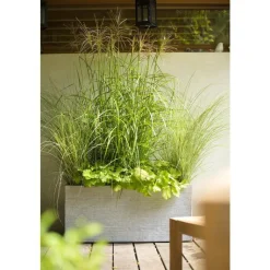 New EDA Bac Graphit blanc cérusé L.100 x l.40 x H.40 cm