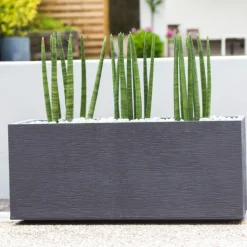 Outlet EDA Bac Graphit gris anthracite L.100 x l.40 x H.40 cm