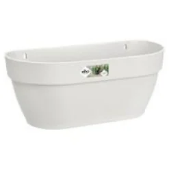 Sale ELHO Bac mural en plastique recyclé blanc Soie Vibia Campana - 35 x 16,2 x 14,8 cm