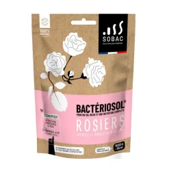 SOBAC Bacteriosol rosiers, vivaces, arbustes à fleurs 100 % naturel - 500 g