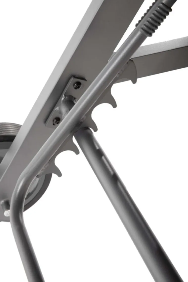 Clearance Bain de soleil Jasmin coloris gris en aluminium et bois - 189,5 x 83 x 54.5 cm