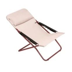 Clearance LAFUMA MOBILIER Bain de soleil Transabed Batyline duo Lafuma + eole Sirocco tube pink