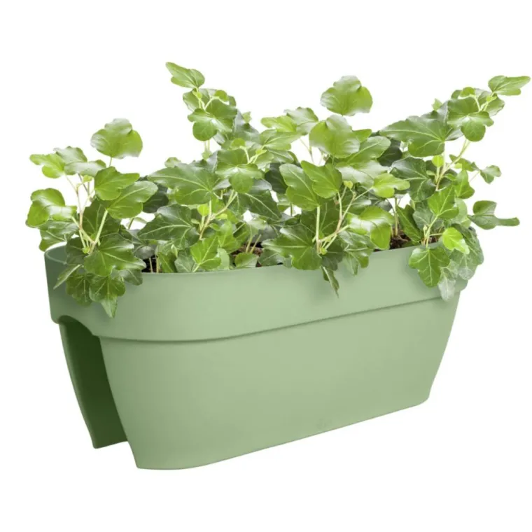 Outlet ELHO Balconnière en polypropylène vert pistache Vibia Campana Flower Bridge - 59 x 26 x 22 cm