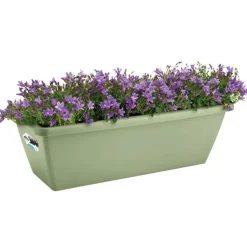 New ELHO Balconnière en polypropylène vert pistache Barcelona - 69,8 x 19 x 16 cm