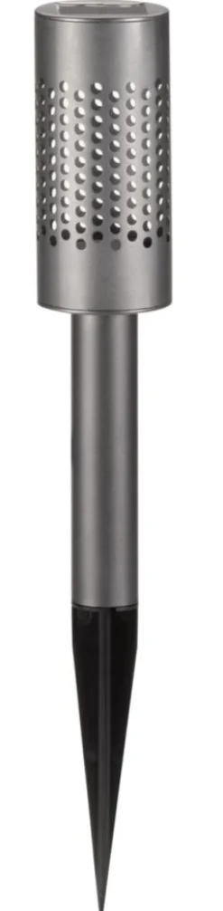 Discount SMART GARDEN Balise pour extérieur SolStar coloris gris effet blanc froid en métal Smartgarden - 42 x 6,4 x 5,4 cm