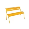 Sale FERMOB Banc coloris jaune en acier Monceau - 116 x 60 x 85 cm