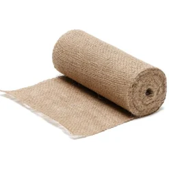 Clearance TRADEX Bande de jute pour l'hiver coloris marron - 0,20 x 10 m