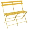 Best FERMOB Banquette bistro 2 places coloris orange en acier - 88 x 29 cm