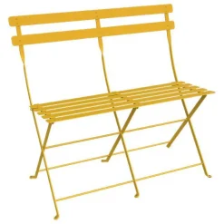 Best FERMOB Banquette bistro 2 places coloris orange en acier - 88 x 29 cm