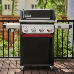 Best WEBER Barbecue au gaz Spirit EP-435 coloris noir en acier émaillé - 118 x 65 x 13 cm