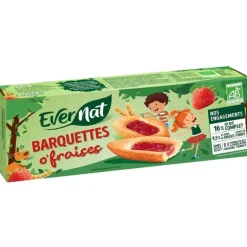 EVERNAT Barquettes O’fraises en paquet de 120 g