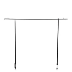 Discount Barre de suspension en métal noir pour décoration de table 250x110 cm