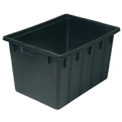 Hot UBBINK Bassin rectangulaire noir Victoria Quadro III - 80x63x38 cm