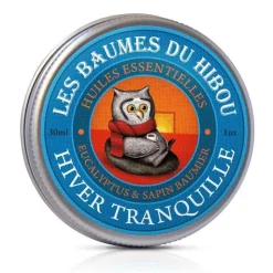 Best LES BAUMES DU HIBOU Baume Hiver Tranquille biologique Boîte 30 ml bleu