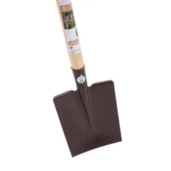 Hot BOTANIC® Bêche spatulée Delta marron de 24 cm