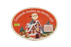 Clearance LA MAISON D'ARMORINE Boite ovale bois caramel de Noël bio Maison Armorine - 250 g