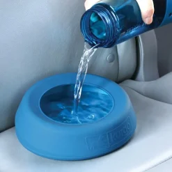 Best PETSAFE Bol anti-débordement pour chien coloris bleu Kurgo Splash - 22,8 x 18 x 7,6 cm